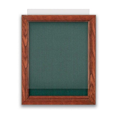 United Visual Products Indoor Enclosed Combo Board, 72"x36", Gold Frame/Blue & Keylime UVCB7236G-BLUE-KEYLIME